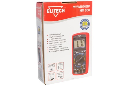 Мультиметр Elitech ММ 300