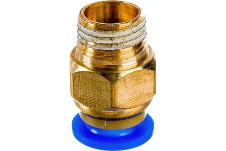 Фитинг металлический 6 мм - наружная резьба 1/8" Pegas pneumatic 5211