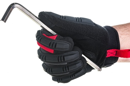 Шестигранный ключ хром, длинный с шариком 8,0 мм, 195х35 мм BONDHUS 17072