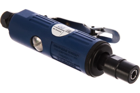 Прямая цанговая пневматическая шлифмашина ПНЕВМО-ТРЕЙД с набором шлифовальных головок PT-SDG625000K