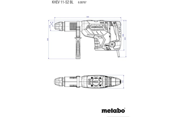 Перфоратор METABO KHEV 11-52 BL 600767500