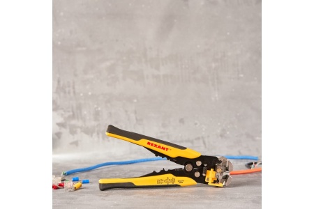 Инструмент для зачистки кабеля и обжима наконечников REXANT ht-766 12-4005