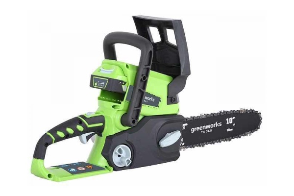 Аккумуляторная цепная пила Greenworks G24CS25K2 24V 2000007va