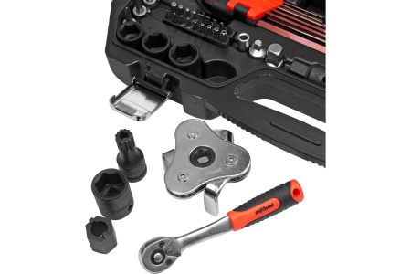 Набор инструмента AV Steel 127 предметов 1/4",3/8" профессиональный AV-011127