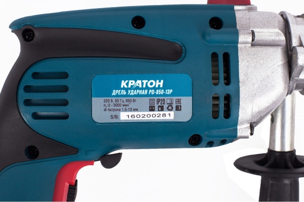 Ударная дрель Кратон PD-850-13P 3 02 01 023