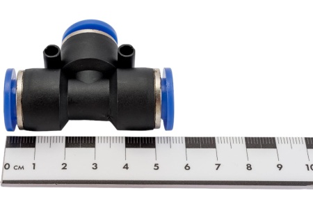 Фитинг цанговый тройник 12 мм Pegas pneumatic 5605