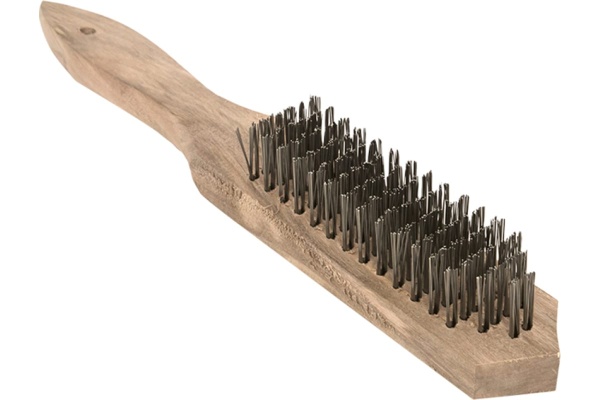 Стальная кордщетка EKF деревянная ручка, 5 рядная Master wbs-wd-5-mas