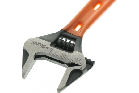 Разводной ключ Sturm 150мм, CrV сталь,увеличенный зев-24мм, 1045-29-150