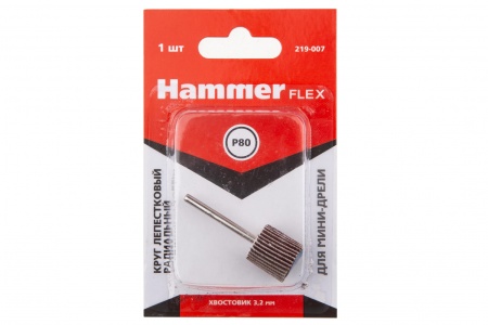 Круг лепестковый радиальный Flex 219-007 (31х10 мм; P80) для мини-дрели HAMMER 625135 Круг лепестковый радиальный Flex 219-007 (31х10 мм; P80) для мини-дрели HAMMER 625135
