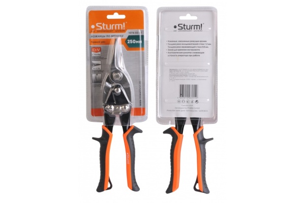 Ножницы по металлу Sturm 1074-02-01