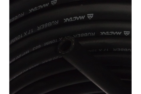 Шланг резиновый пневматический высокого давления 10х17 мм, бухта 100 м МАСТАК 683-10100