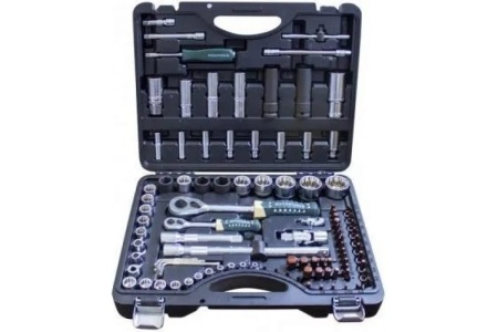 Набор торцевых головок и вставок ROCKFORCE 1/2, 1/4 DR 12-гранных, 94пр+6пр. RF-4941-9-PREMIUM