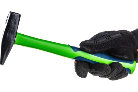 Слесарный молоток СИБРТЕХ 400 г, фибергласовая обрезиненная рукоятка 10321