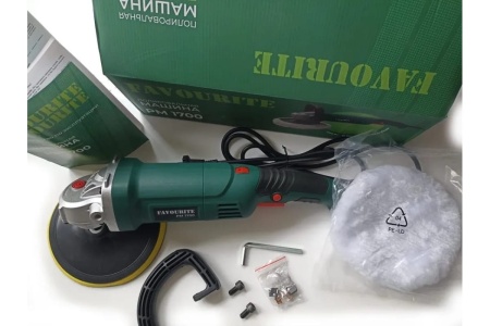 Полировальная машина FAVOURITE 1700Вт, 180 мм, 600-3000 об/мин, М14 PM 1700