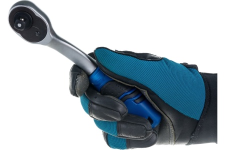 Трещоточная рукоятка КОБАЛЬТ 3/8", 195мм 244-094