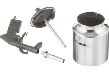 Пескоструйный пневматический пистолет с бачком INTERTOOL PT-0705