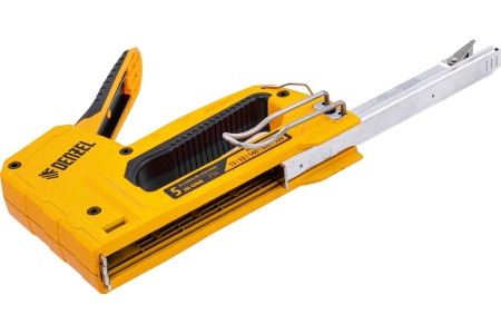 Мебельный степлер Denzel тип 53 и 13, 6-14 мм, тип 140, 10-14 мм, тип 300, 15 мм, тип 500, 15 мм 40215