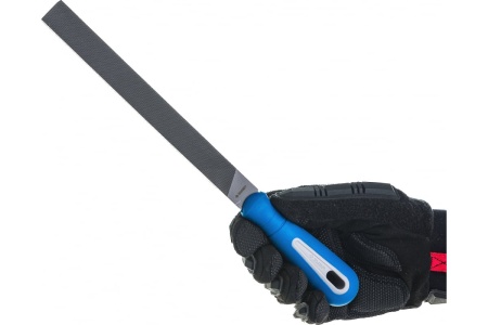 Плоский напильник, двухкомпонентная рукоятка, № 2, 200мм ЗУБР "ЭКСПЕРТ" 1611-20-2