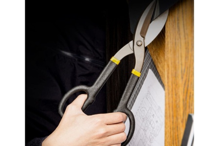 Ножницы по металлу DELI dl25912 прямые, 310 мм, высокоуглеродистая сталь 55 108856