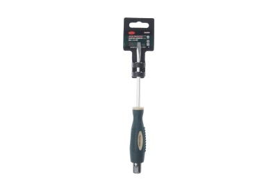 Шлицевая силовая отвертка ROCKFORCE SL5.5х100м на пластиковом держателе RF-70255100