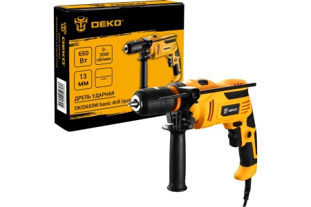 Ударная дрель DEKO DKID650W063-4085