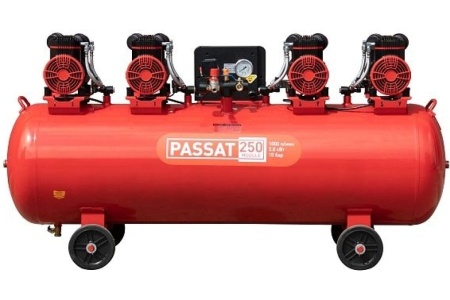 Компрессор Aurora PASSAT-250 MODULE тихий, безмасляный, 250 л, 1000л/мин, 5.8 кВт 35013