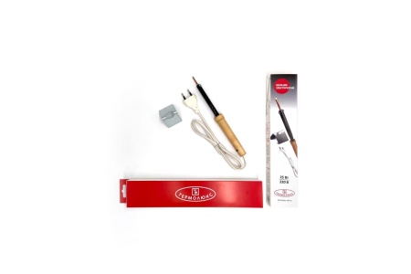 Электрический паяльник «ТЕРМОЛЮКС» ЭПСН-25/220 с подставкой 21007730