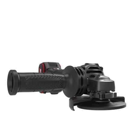 Угловая шлифмашина аккумуляторная бесщеточная KRESS, KUH04, 20В, 125мм, 4Ач х2, ЗУ 6А, кейс