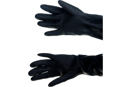 Латексные двухслойные сантехнические перчатки Зубр, КЩС, размер XL 11269-XL_z01