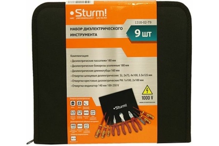 Набор диэлектрических инструментов Sturm 1310-02-T9 Набор диэлектрических инструментов Sturm 1310-02-T9