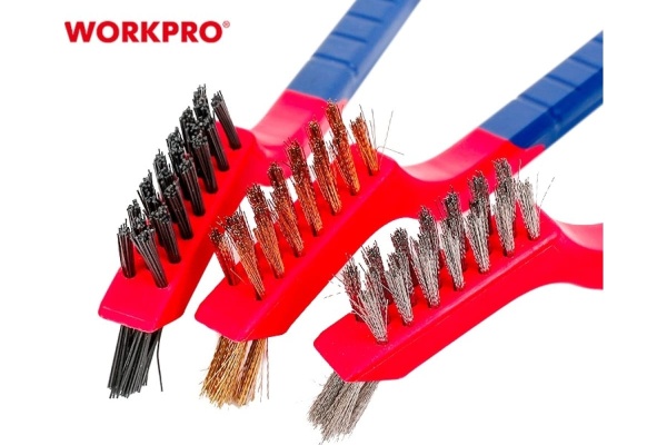 Набор корщеток WORKPRO нержавеющая сталь, медь, нейлон, 3 шт. WP253005