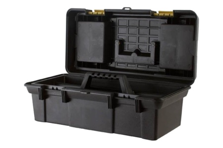 Ящик пластиковый для инструмента 19" (485х245х215 мм) FIT 65553 Ящик пластиковый для инструмента 19" (485х245х215 мм) FIT 65553