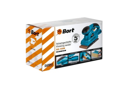 Вибрационная шлифовальная машина BORT BS-150N 93727697