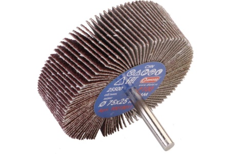 Круг лепестковый абразивный радиальный (75x25 мм; хв-к 6 мм; P100) ДИОЛД 90018011