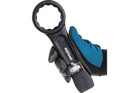 Накидной ударный односторонний ключ AV STEEL  55мм, шт AV-343055