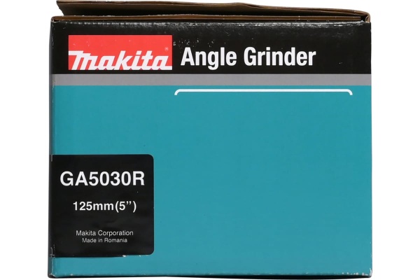 Угловая шлифмашина Makita 125 мм, 720 Вт, 11000 об\м, плавный пуск, антирестарт, 1.4 кг, кор. GA5030R