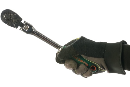 Рукоятка трещоточная с шарниром 1/2д.DR, 36 зубцов, 290мм Jonnesway R4104