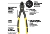 Диагональные кусачки DEWALT 200мм DWHT0-74274
