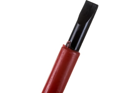 Шлицевая диэлектрическая отвертка Ladina GREPP SL5,5х125 мм, CrV, двухкомпонентная рукоятка 202-028