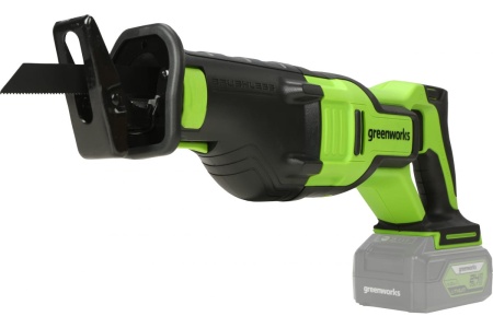 Аккумуляторная сабельная пила Greenworks GD24RS 1200407
