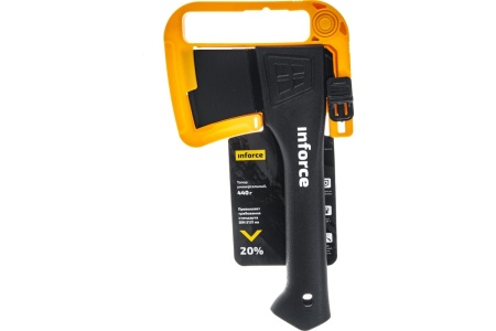 Универсальный топор с точилкой в кофре Inforce 440 г, 230 мм 06-12-23