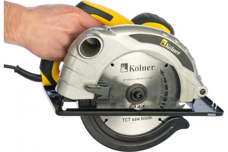 Дисковая пила GRAPHITE 185 мм, 1200Вт, доп диск, кейс 58G488