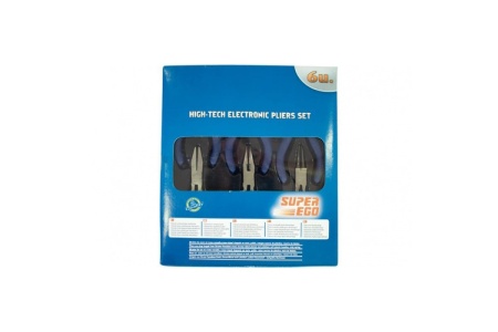 Набор плоскогубцев и кусачек 6шт SUPER-EGO S51406000