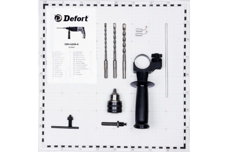 Электрический перфоратор DEFORT DRH-620N-K 93720353 Электрический перфоратор DEFORT DRH-620N-K 93720353