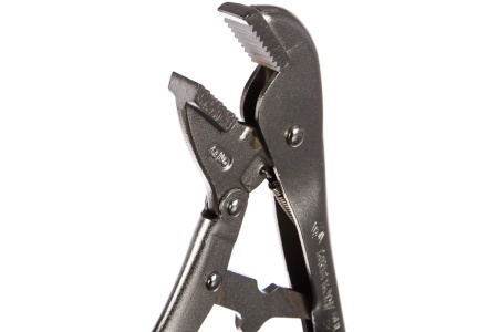 Зажим с фиксатором и прямыми губками 250мм KING TONY 6031-10R