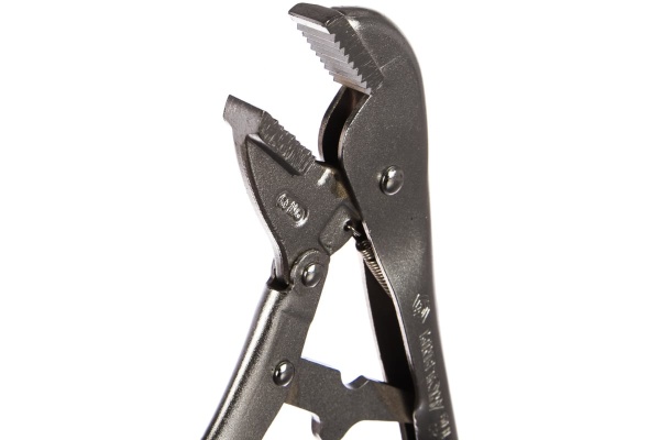 Зажим с фиксатором и прямыми губками 250мм KING TONY 6031-10R