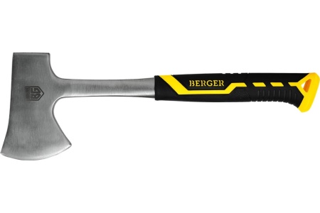 Туристический цельнокованый топор Berger BG 600 г, с чехлом, 3-компонентная рукоятка BG1530