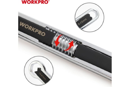 Универсальный разводной ключ WORKPRO 5-27 мм WP272016