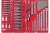 Набор инструментов ЛИДЕР в красной тележке, 270 предметов МАСТАК 52-270R