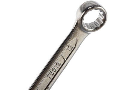 Комбинированный 12-гранный прямой ключ ROCKFORCE 12мм RF-75512